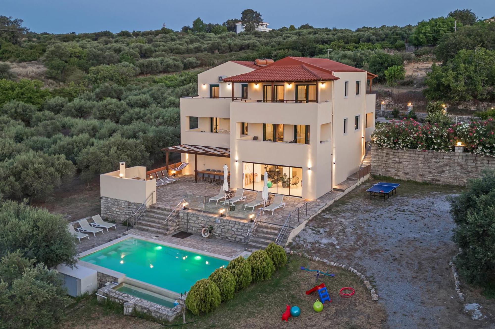 Elarchon Villa Private Pool Episkopi  Luaran gambar